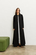 Load image into Gallery viewer, Zip 'n' Chic Crepe Abaya (Black)