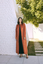 Load image into Gallery viewer, Orange Spice Velvet Abaya