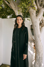 Load image into Gallery viewer, Noir Élégance Toile de Jouy' Abaya