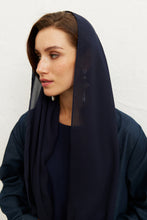 Load image into Gallery viewer, Blue Jean Blazer: Denim Button-Up Abaya
